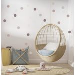 Kör falmatrica szett barna árnyalatos