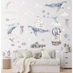 Gyerekszoba falmatrica - Óceán az égen 1. falmatrica