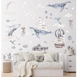 Gyerekszoba falmatrica - Óceán az égen 1. falmatrica