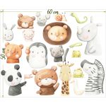 Noé állatai falmatrica szett 