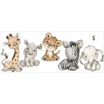 Gyerekszoba falmatrica - Afrika állatos falmatrica