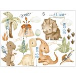 Gyerekszoba falmatrica - Dinós falmatrica szett 