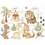 Gyerekszoba falmatrica - Dinós falmatrica szett 