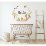 Dinos falmatrica név felirattal, bármilyen névvel