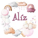 Báránykás falmatrica név felirattal, bármilyen névvel