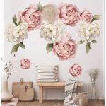 Virágos falmatrica- Pünkösdi rózsás falmatrica XL