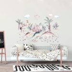 Állatos gyerekszoba falmatrica - Dinoszauruszos falmatrica XXL